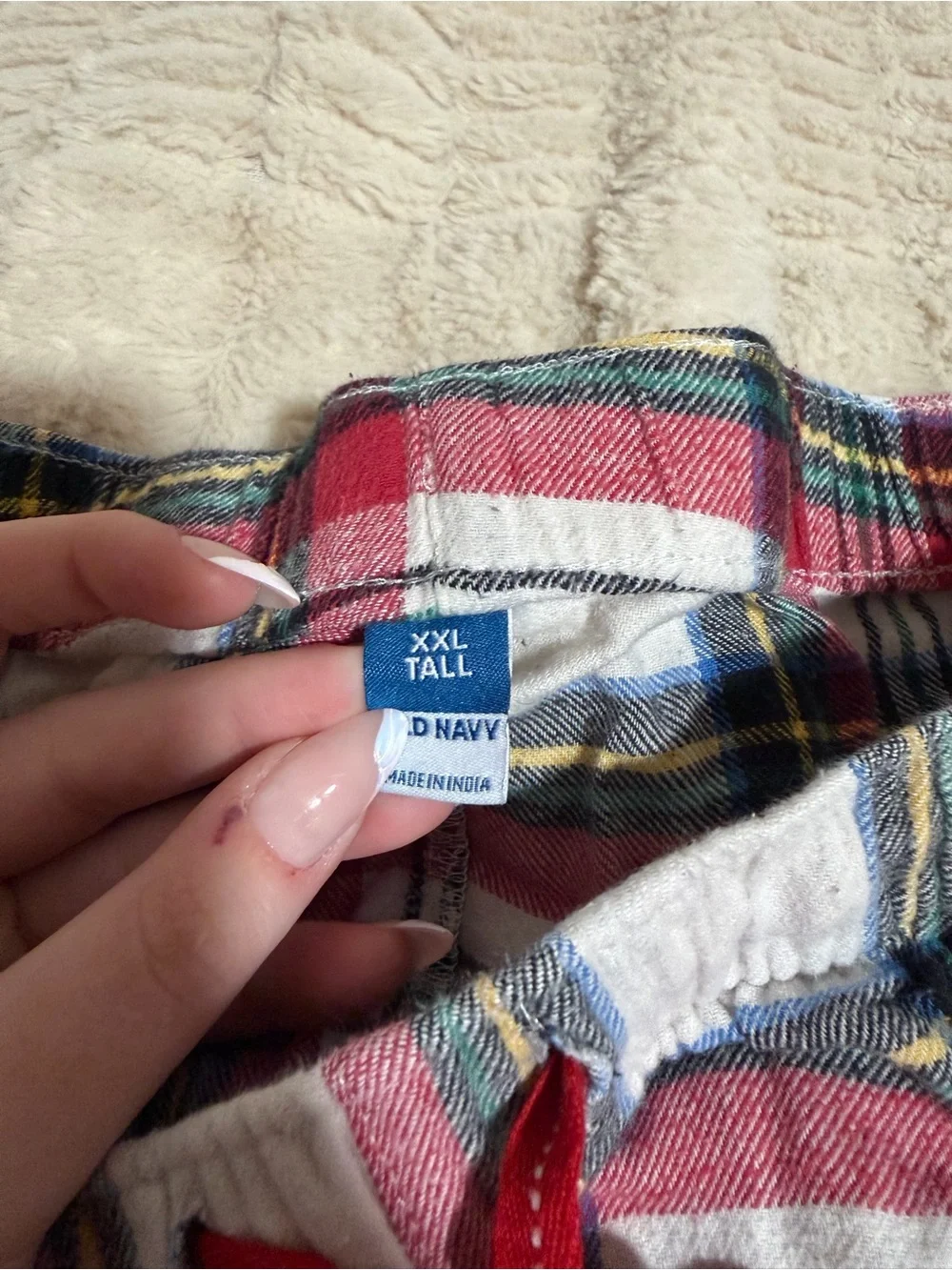 Plaid Lounge Pants - Red Plaid